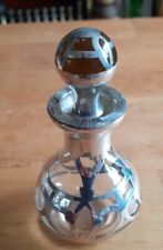 silver overlayed perfume bottle for sale  CULLOMPTON