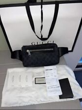 Gucci black belt for sale  LONDON