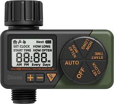Water Sprinkler Timer, Diivoo Irrigation Hose Timer with Weekly and Daily Progra for sale  Shipping to South Africa