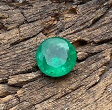 1.50 Carat 7X7 MM Natural Emerald Round Step Cut Loose Gemstone For Jewelry for sale  Shipping to South Africa