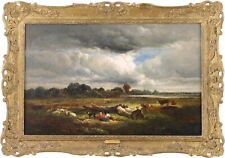 Cattle landscape oil for sale  NOTTINGHAM