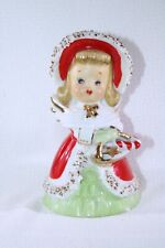 Christmas Figural Bonnet Angel Bell 1950’s Signed by Geo. Z. Lefton Porcelain  for sale  Oroville