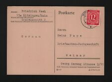 Kitzingen postkarte 1946 gebraucht kaufen  Leipzig