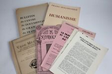 Livres documents franc d'occasion  Seyssel