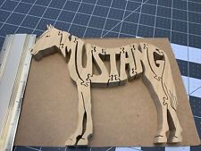 Quebra-cabeça de madeira, cavalo, Mustang, usado comprar usado  Enviando para Brazil