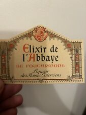 Ancienne étiquette liqueur d'occasion  Mont-Saint-Aignan