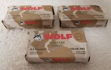Lot of 3 Wolf Military Classic 6.5 Grendal Empty Ammo Box ONLY Dated: Apr 2021, used for sale  Shipping to South Africa