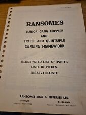 Original vintage ransomes for sale  PRESTON