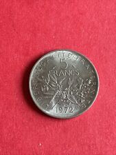 5 francs 1972 d'occasion  Villemandeur