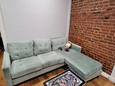 Velvet mint sofa for sale  New York
