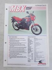 Honda mbx125f lightweight for sale  LEICESTER