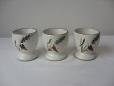 3 Denby Greenwheat Pattern Egg Cups for sale  NOTTINGHAM