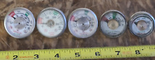 Lot of 5  Small Oxygen Gauges 0-3000 PSI (1/8" NPT) for  Oxyen Regulator's, used for sale  Shipping to South Africa