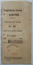 1865 firenze ricevuta usato  Genova