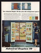 1965 Admiral Duplex 19 Compatível com Geladeira Antiga Espaço Parede Fina Armário Impressão Anúncio comprar usado  Enviando para Brazil