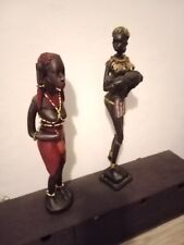 Coppia statuette legno usato  Omegna