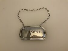 Sterling silver sherry for sale  MANCHESTER