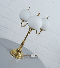 Usado, Messing Opalglas Kugel Tischlampe Tisch Leuchte Floor Lamp Tischlampe 1970er J. comprar usado  Enviando para Brazil