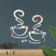 Kaffeespiegel wandkunst acryl gebraucht kaufen  Versand nach Germany