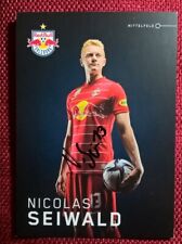 Gebraucht, Autogramm von Nicolas Seiwald (FC RB Salzburg), Farbbild-Karte,Postkartengröße gebraucht kaufen  Berlin