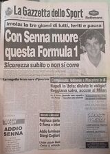 Ayrton senna gazzetta usato  Vanzaghello