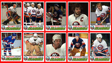 CARTÕES DE HÓQUEI FEITOS SOB MEDIDA New York Islanders como 1977-78 30 diferentes U-PICK comprar usado  Enviando para Brazil