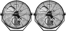 Paquete de 2 ventiladores industriales simples de lujo de 18"" ventilador de metal ventilación de 3 velocidades segunda mano  Embacar hacia Argentina