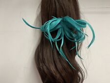 Turquoise looped sinamay for sale  ROMFORD