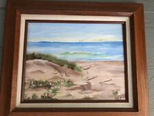 Pintura vintage de dunas de areia floridas da Califórnia por Culp. comprar usado  Enviando para Brazil