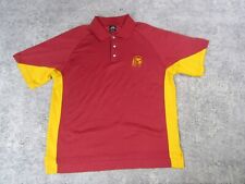 Pro-Player USC Trojans Polo Shirt Mens Large Red Yellow College University P2, used for sale  Shipping to South Africa