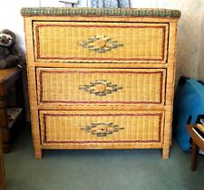 Wicker rattan chest for sale  HIGH WYCOMBE