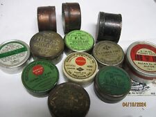 Lote de 12 latas vacías de tapa de percusión y imprimación vintage escasas diferentes años 1840-1950 segunda mano  Embacar hacia Argentina