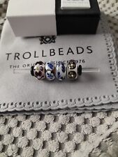 Trollbeads brown gold for sale  Shipping to Ireland