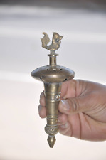 Estatueta de pavão vintage corte Jali bronze brinquedo chocalho bebê artesanal comprar usado  Enviando para Brazil