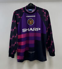 Camisa de futebol Manchester United Schmeichel 1 GK 1996/97 adultos média Umbro C73 comprar usado  Enviando para Brazil