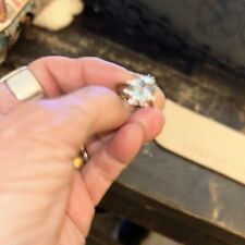 Aquamarine diamond ring for sale  Taunton