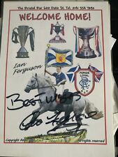 Autographed poster for sale  MUSSELBURGH