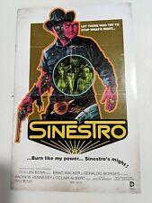 Sinestro movie poster for sale  Amber
