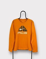 Męska bluza Y2K Nike ACG Center Logo z długim rękawem retro sweter okrągły dekolt na sprzedaż  PL