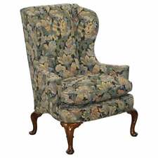 RRP £9000 WOOD & HOGAN NEW YORK BLENHEIM WINGBACK WALNUT ARMCHAIR WILLIAM MORRIS for sale  Shipping to South Africa