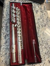 Yamaha YFL-481 Silver Open Hole Flute in original Storage case & Outer Bag for sale  Shipping to South Africa