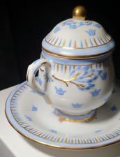 De colección Suecia Rorstrand porcelana crema natillas platillo soporte Carl XV segunda mano  Embacar hacia Argentina