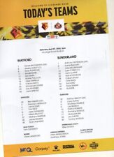 Watford sunderland team for sale  EDGWARE