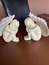 Pair sitting cherubs for sale  YORK