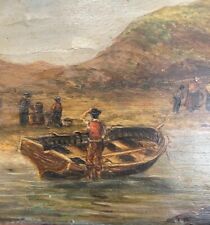 Antique painting oil d'occasion  France