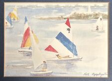 Vintage sailboat regatta for sale  East Northport