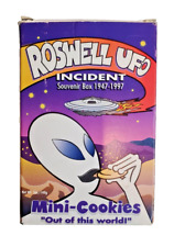 Caixa de lembranças Roswell Incident 1947-1997 mini biscoitos Sante Fe Cookie & Snack Co comprar usado  Enviando para Brazil