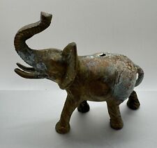 Vintage 5” Brass Elephant Figure Statue Paperweight Bohemian for sale  Shipping to South Africa
