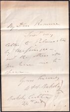 Letter signed admiral for sale  THETFORD
