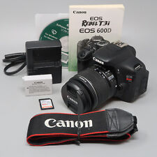 Canon EOS Rebel T3i / EOS 600D 18.0MP DSLR Camera --- (Kit w/ 18-55mm lens) for sale  Shipping to South Africa